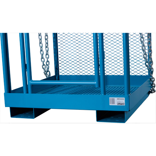 Nacelle &eacute;l&eacute;vatrice pour travail en hauteur, 36" x 36" x 72" h, Capacit&eacute; de 1000 lb, Acier Superchem Industries