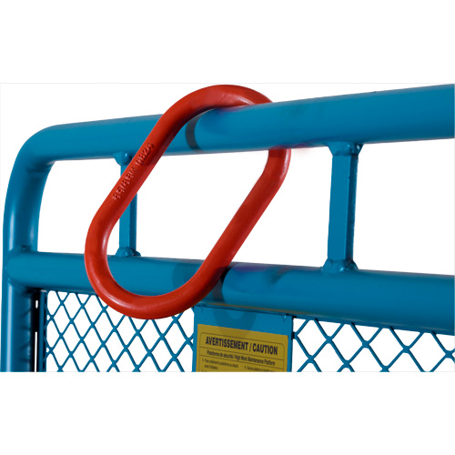 Nacelle &eacute;l&eacute;vatrice pour travail en hauteur, 36" x 36" x 72" h, Capacit&eacute; de 1000 lb, Acier Superchem Industries