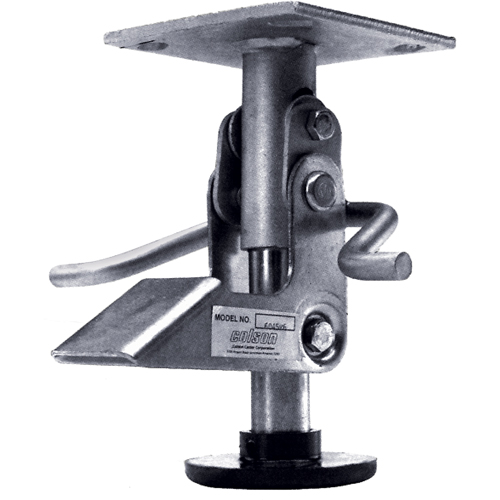 Floor Lock Brakes - Heavy-Duty, 6-7/32" Extended Height, 5-11/64" Retracted Height Superchem Industries