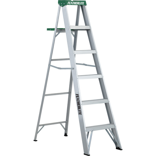 Commercial Duty Stepladders (2400 Series), 7', Aluminum, 225 lbs. Capacity, Type 2 Superchem Industries