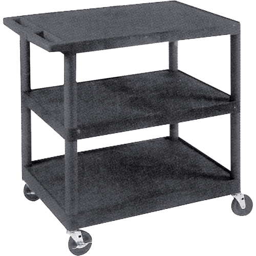 Chariot utilitaire, 3 tiers, 18" x 34" x 24", Capacit&eacute; 400 lb Superchem Industries