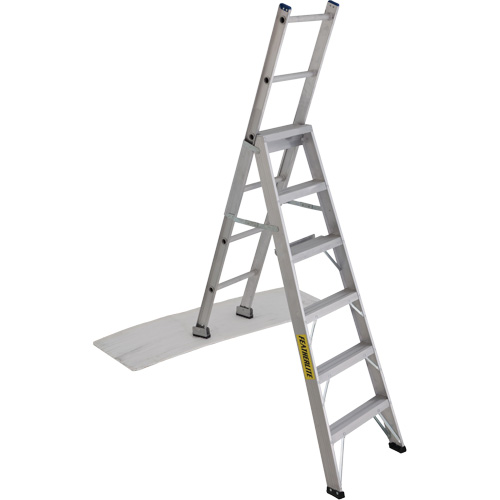 2700 Series Industrial Duty Multi-Way Ladders, 6', Aluminum, 250 lbs. Cap., ANSI 1, CSA 1 Superchem Industries