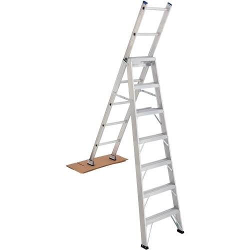 2700 Series Industrial Duty Multi-Way Ladders, 7', Aluminum, 250 lbs. Cap., ANSI 1, CSA 1 Superchem Industries