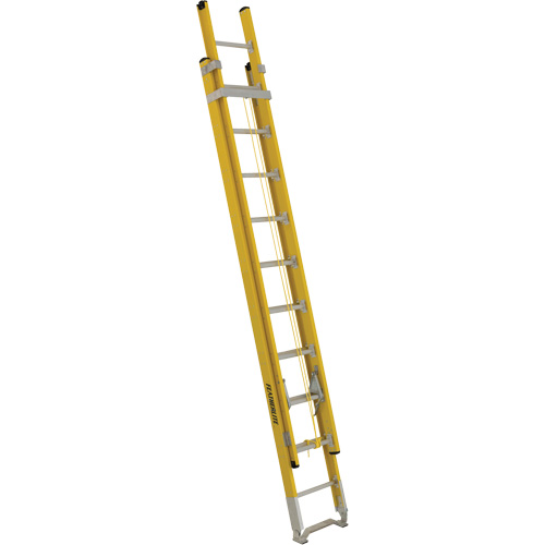 Industrial Heavy-Duty Extension Ladders (6200 Series), 375 lbs. Cap., 17' H, Grade 1AA Superchem Industries