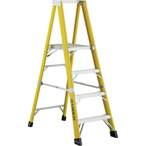 Industrial Heavy-Duty Platform Stepladders (6500 Series), 6', 300 lbs. Cap. Superchem Industries