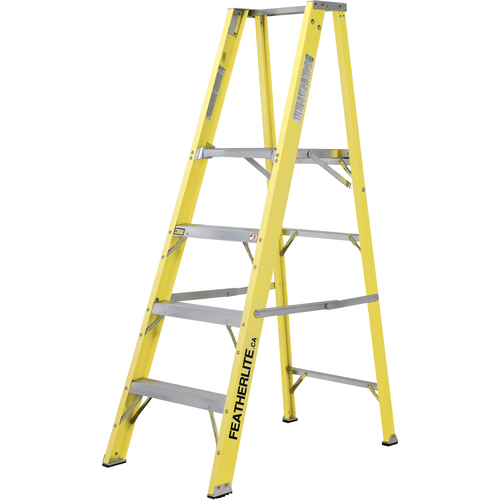 Industrial Heavy-Duty Platform Stepladders (6500 Series), 8', 300 lbs. Cap. Superchem Industries