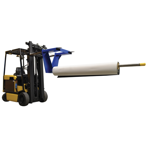 Forklift Carpet Boom, 144-1/2" Length, Fork Mount, 1800 lbs. Capacity Superchem Industries