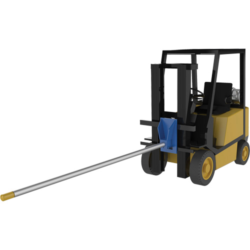Fl&egrave;che de chariot &eacute;l&eacute;vateur pour tapis, 108-1/2" longueur, Install&eacute; sur tablier, Capacit&eacute; de 2500 lb Superchem Industries