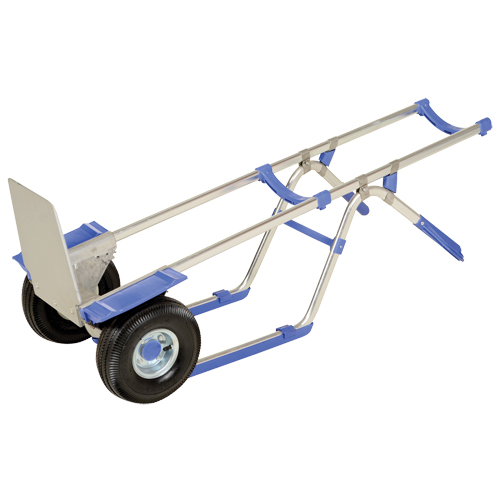 Ergonomic Hand Truck, Combination Handle, Aluminum, 52" Height, 350 lbs. Capacity Superchem Industries