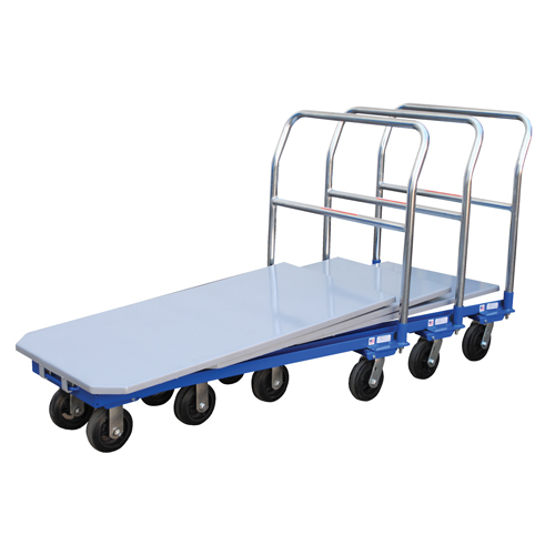 Chariot &agrave; plateforme, 48" lo x 24" la x Capacit&eacute; 1500 lb, Roues en Caoutchouc moul&eacute; Superchem Industries