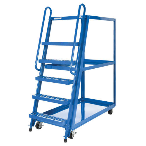 Stock Picking Cart, Steel, 27-7/8" W x 56-1/8" D, 3 Shelves, 1000 lbs. Capacity Superchem Industries
