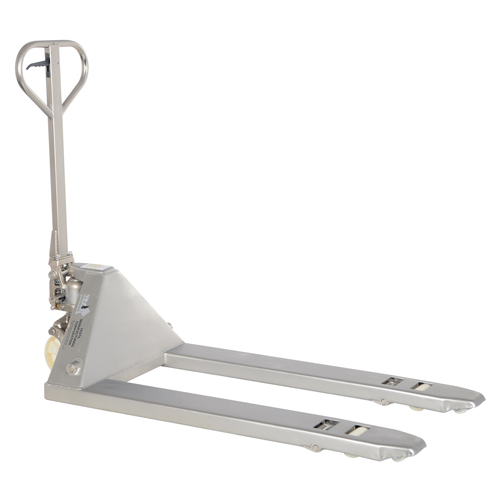 Pallet Truck, Stainless Steel, 48" L x 27" W, 5500 lbs. Capacity Superchem Industries