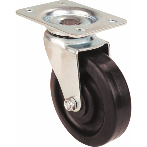 Light-Duty Caster, Swivel, 3" (76 mm), Polyolefin, 250 lbs. (113 kg.) Superchem Industries