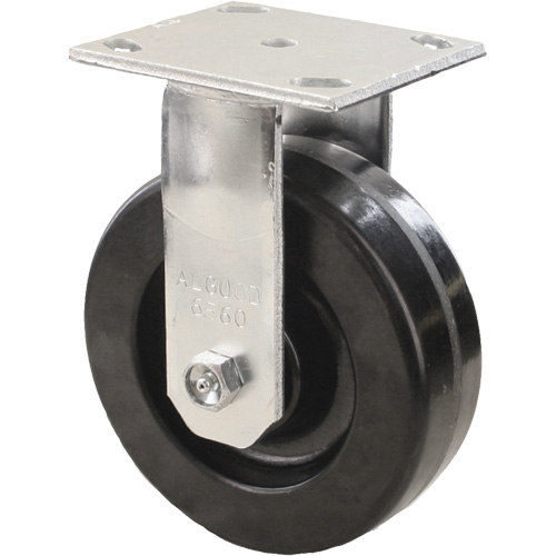 Heavy-Duty EMaxx Kingpin Caster, Rigid, 6" (152.4 mm), Phenolic, 1200 lbs. (544.3 kg.) Superchem Industries