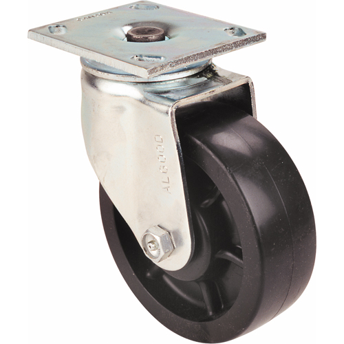 Heavy-Duty EMaxx Kingpin Caster, Rigid, 6" (152.4 mm), Cast Iron, 1200 lbs. (544.3 kg.) Superchem Industries