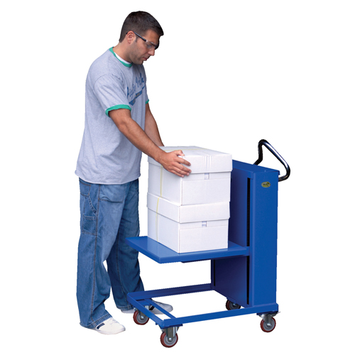 Plateformes auto-&eacute;l&eacute;vatrices, 20" lo x 20" la, Acier, Capacit&eacute; 230 lb Superchem Industries
