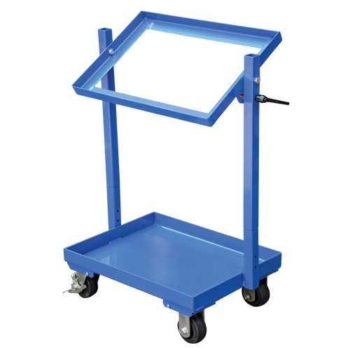 Stock Cart, Steel, 30-11/16" W x 19-1/4" D, 2 Shelves, 200 lbs. Capacity Superchem Industries