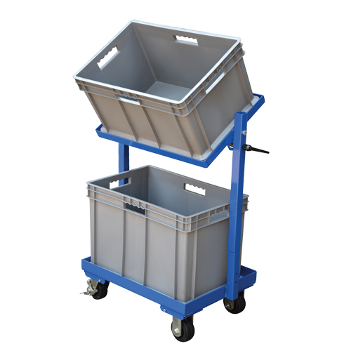 Stock Cart, Steel, 30-11/16" W x 19-1/4" D, 2 Shelves, 200 lbs. Capacity Superchem Industries