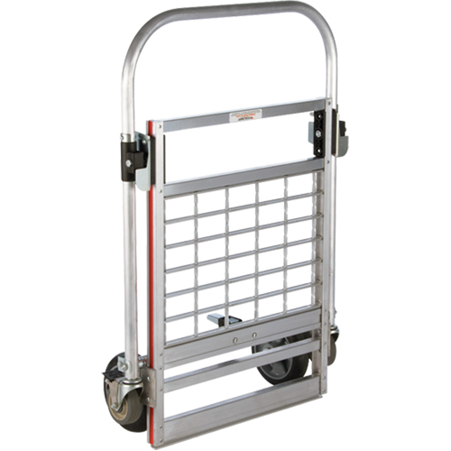 Four Wheel Folding Platform Truck, Aluminum, 750 lbs., 31" L x 23-1/4" W, 39" High Superchem Industries