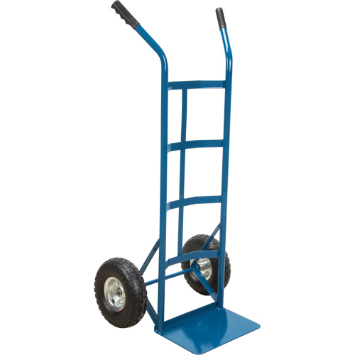 All-Welded Hand Truck, Dual Handle, Steel, 46" Height, 600 lbs. Capacity Superchem Industries