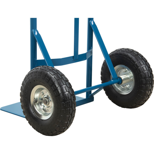 All-Welded Hand Truck, Dual Handle, Steel, 46" Height, 600 lbs. Capacity Superchem Industries