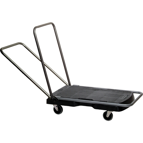Chariots Triple, 32-1/2" lo x 20-1/2" la, 500 lb cap, Roues Caoutchouc Superchem Industries