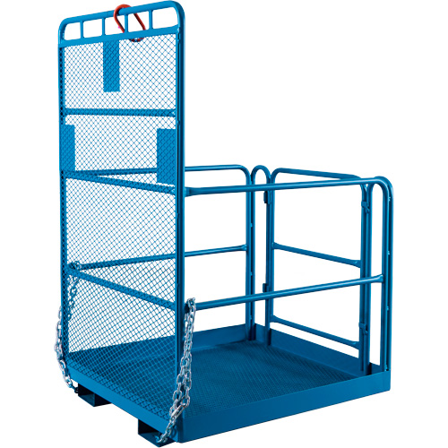Nacelle &eacute;l&eacute;vatrice pour travail en hauteur, 48" x 48" x 72" h, Capacit&eacute; de 1000 lb, Acier Superchem Industries