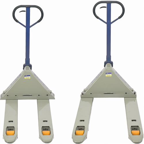 Adjustable Width Pallet Trucks, 48" L x 27" W, 5500 lbs. Capacity Superchem Industries