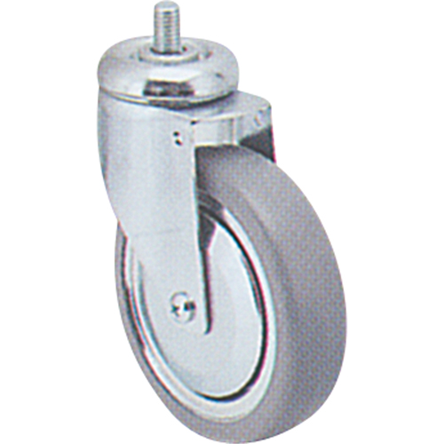Zinc Plated Caster, Swivel, 4" (102 mm) Dia., 200 lbs. (91 kg.) Capacity Superchem Industries
