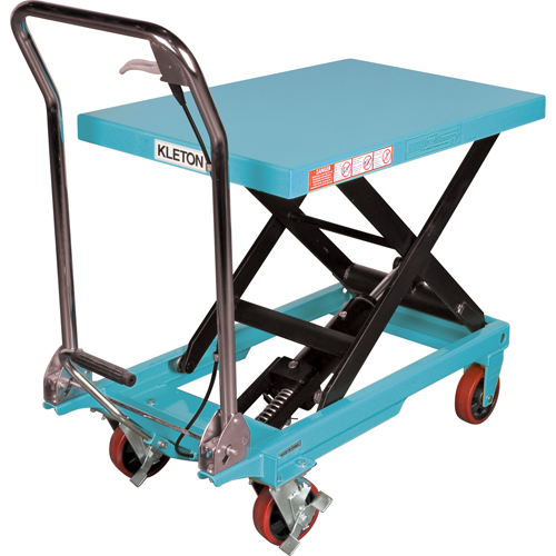 Table &eacute;l&eacute;vatrice robuste &agrave; ciseaux hydraulique, 32" lo x 19-3/4" la, Acier, Capacit&eacute; 660 lb Superchem Industries