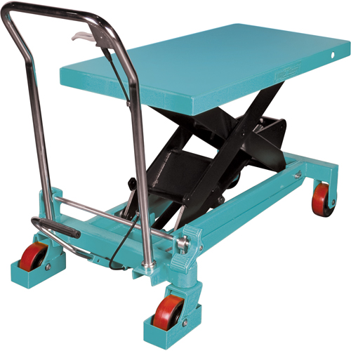Heavy-Duty Hydraulic Scissor Lift Table, 40" L x 20-1/8" W, Steel, 2200 lbs. Capacity Superchem Industries