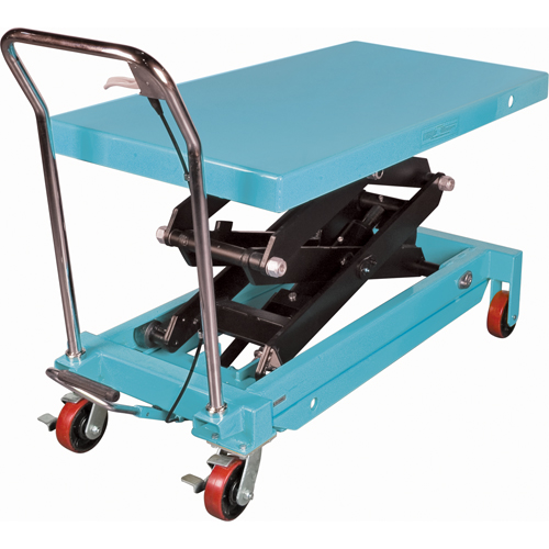 Table &eacute;l&eacute;vatrice robuste &agrave; ciseaux hydraulique, 48" lo x 24" la, Acier, Capacit&eacute; 1545 lb Superchem Industries