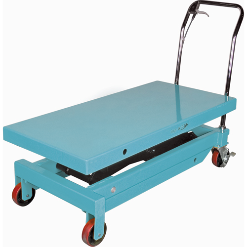 Table &eacute;l&eacute;vatrice robuste &agrave; ciseaux hydraulique, 48" lo x 24" la, Acier, Capacit&eacute; 1545 lb Superchem Industries