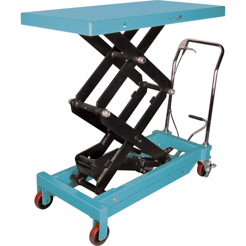 Table &eacute;l&eacute;vatrice robuste &agrave; ciseaux hydraulique, 48" lo x 24" la, Acier, Capacit&eacute; 1545 lb Superchem Industries