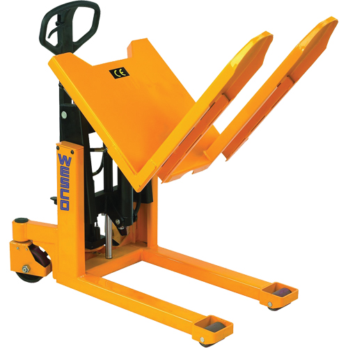 Ergonomic Pallet Tilter, 90° Tilt, 2200 lbs. Capacity, 51-2/3" L x 21-1/2" W x 44-1/4" H Superchem Industries