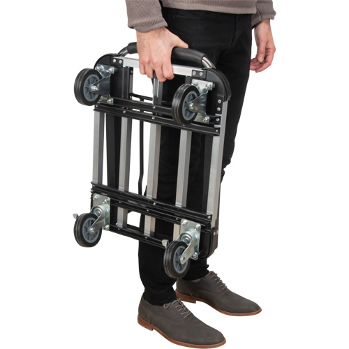 Foldable Platform Trucks, Aluminum, 300 lbs., 28" L x 16" W, 32" High Superchem Industries
