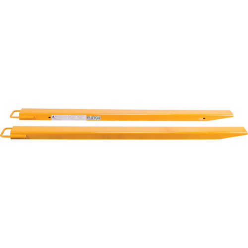 Rallonges de fourches, 72" l x 5" la, Pour des largeurs de fourches 4" Superchem Industries