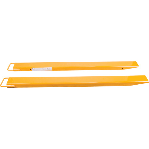 Rallonges de fourches, 63" l x 6" la, Pour des largeurs de fourches 5" Superchem Industries