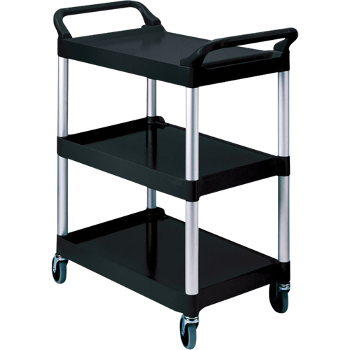 Service Cart, 3 Tiers, 19" x 38" x 34", 200 lbs. Capacity Superchem Industries