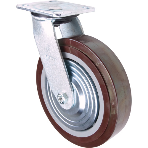 Caster, Swivel, 8" (203.2 mm), Polyurethane, 1000 lbs. (453.6 kg.) Superchem Industries
