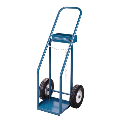 Chariots pour bouteilles de gaz, Roues Semi-pneumatique, Base de 12" la x 10" lo, 400 lb Superchem Industries