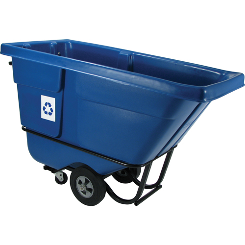 Tilt Truck, Polyethylene, 1/2 cu. yd., 850 lbs. Load Capacity Superchem Industries
