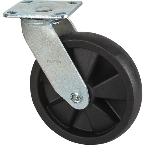 Hi-Temp Caster, Swivel, 8" (203.2 mm), Nylon, 1000 lbs. (453 kg.) Superchem Industries