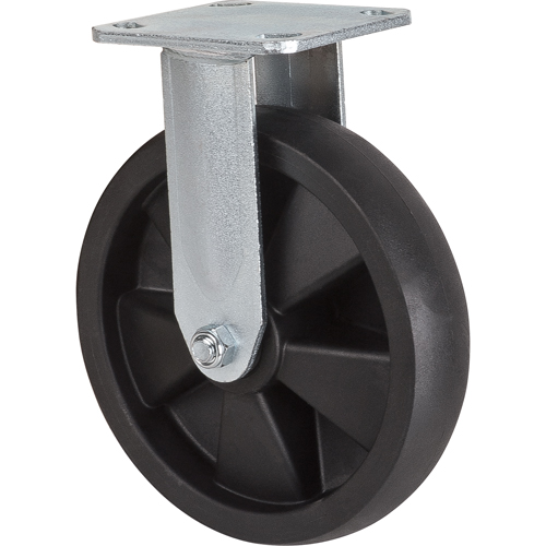 Roulettes haute temp&eacute;rature, Fixe, 8" (203,2 mm), Nylon, 1000 lb (453 kg) Superchem Industries