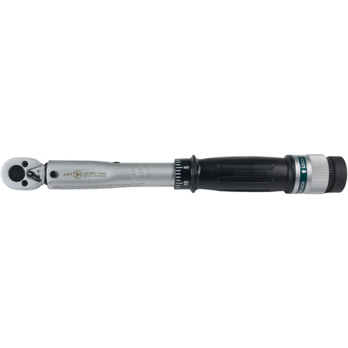 Cl&eacute; dynamom&eacute;trique JTW-1425, &agrave; cliquer, Entraînement 1/4" carr&eacute;, 40 - 250 lb-pi Superchem Industries