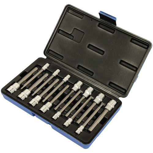 SAE/Metric Socket Set, Hex, 1/4"/3/8" Drive, 14 Pcs Superchem Industries