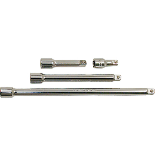 Jeu de barres de rallonges, Prise de 3/8", Fini Chrome, 4 M Superchem Industries