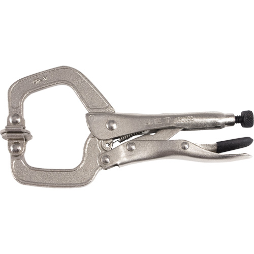 Pince en C &agrave; verrouillage ultra-robuste avec patin pivotant, Capacit&eacute; de 6" (152 mm) Superchem Industries