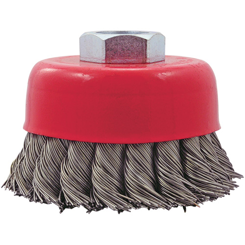 CK3201T Brosse fils nou&eacute;s torsad&eacute;s, 3" dia. x 5/8"-11 arbre Superchem Industries