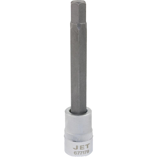 Bit Socket, Hex, 10 mm x 4" L, 3/8" Drive Superchem Industries